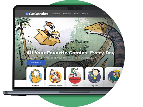 GoComics Laptop Image